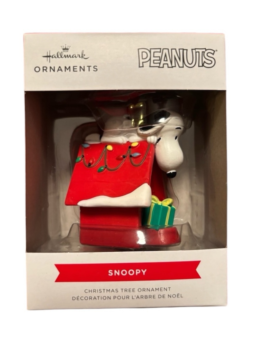 Hallmark Peanuts Snoopy Christmas Ornament New In Box Holiday Decor Gift